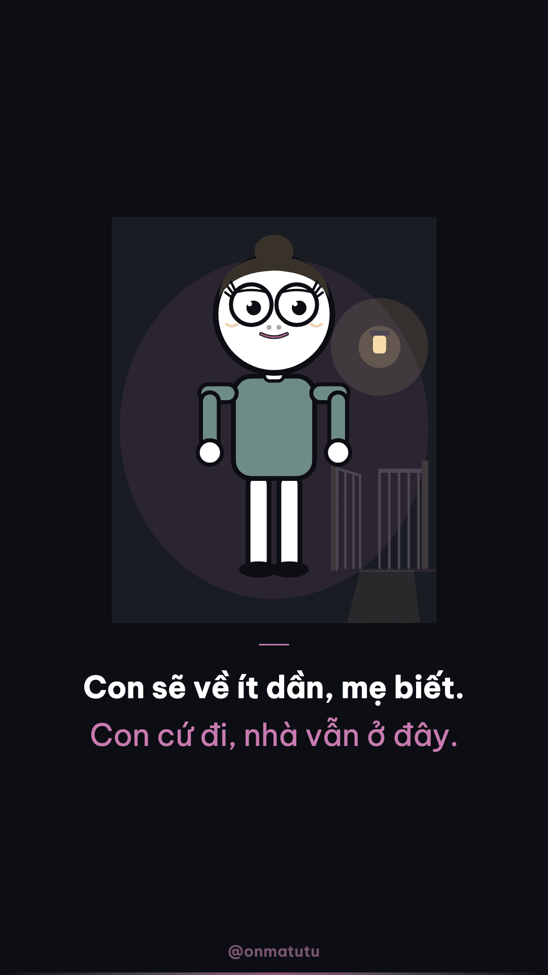 Con đi học xa — căn phòng để trống và mâm cơm hai người — 2