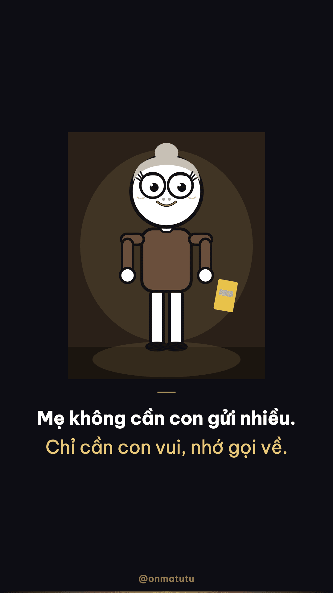 Mẹ không cần nhiều tiền, mẹ chỉ cần con gọi về
