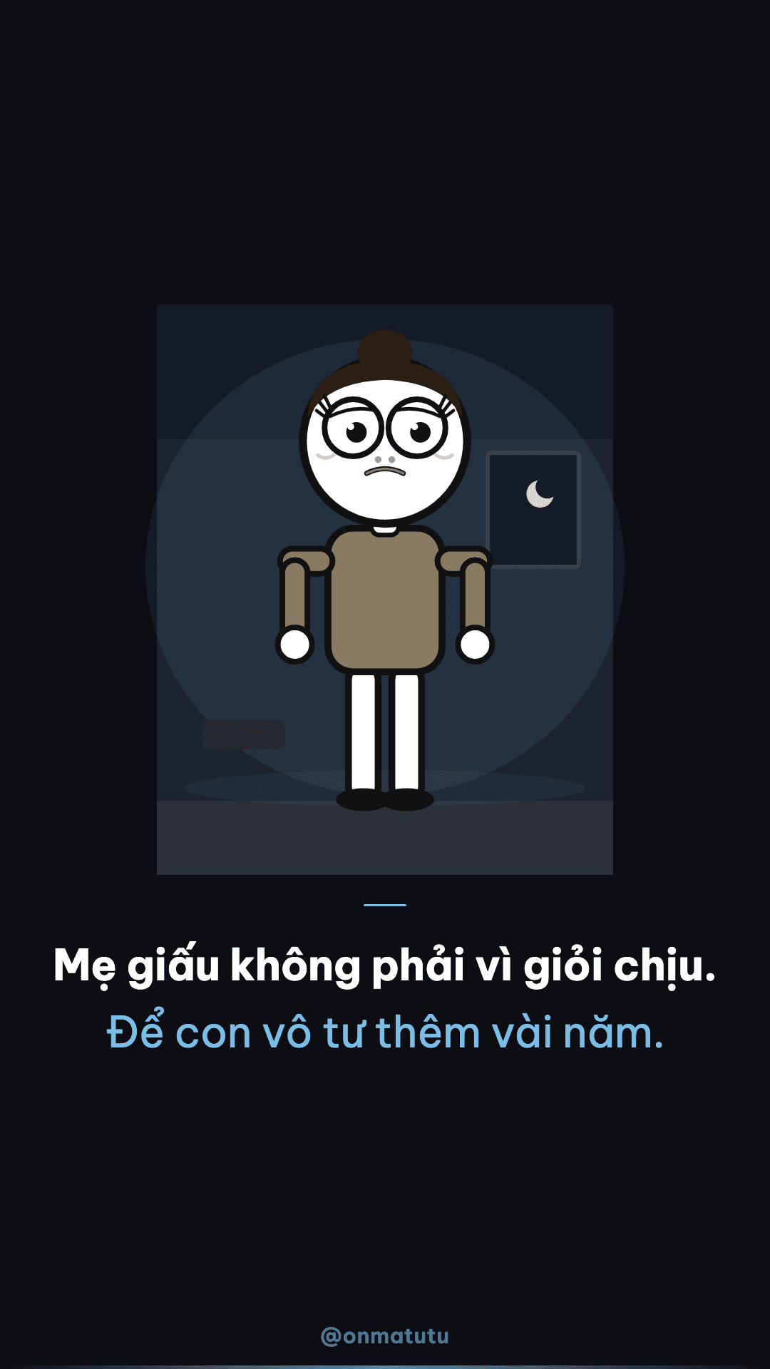 Mẹ giấu con những con số, để con còn vô tư thêm vài năm