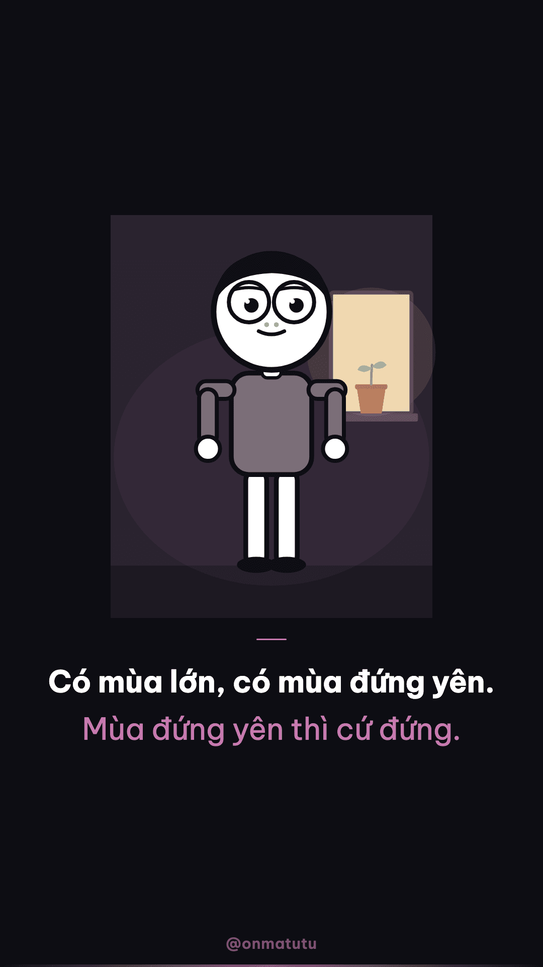 Mất động lực mấy tuần — có mùa mình chỉ cần đứng yên